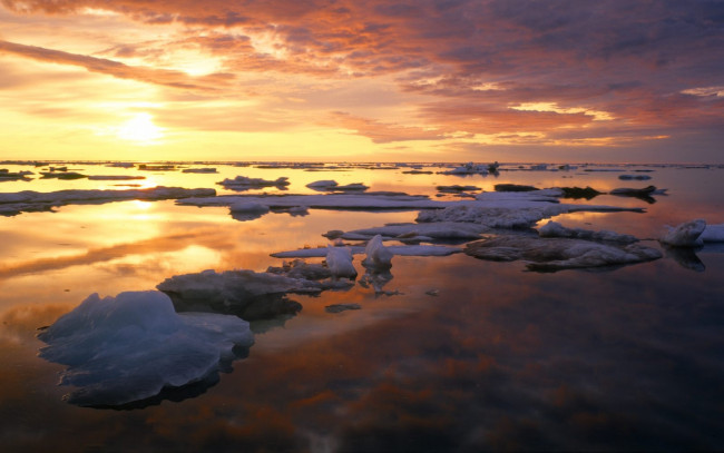 Обои картинки фото природа, восходы, закаты