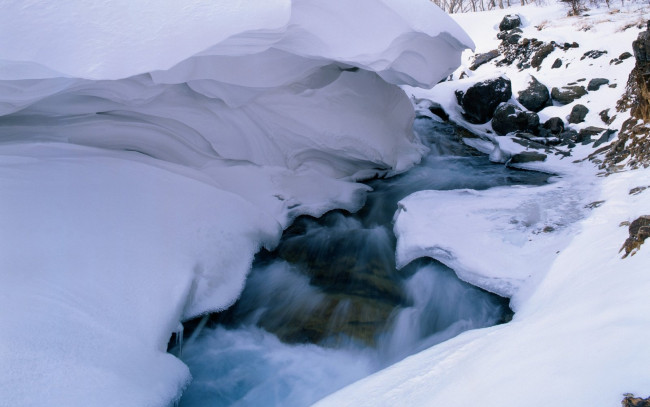 Обои картинки фото природа, зима