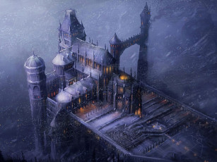 Картинка фэнтези замки