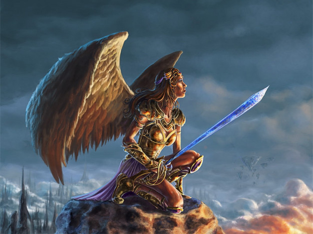 Обои картинки фото фэнтези, ангелы