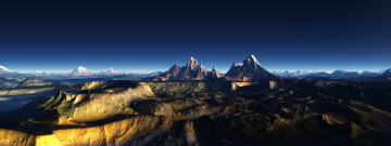 Картинка 3д графика nature landscape природа