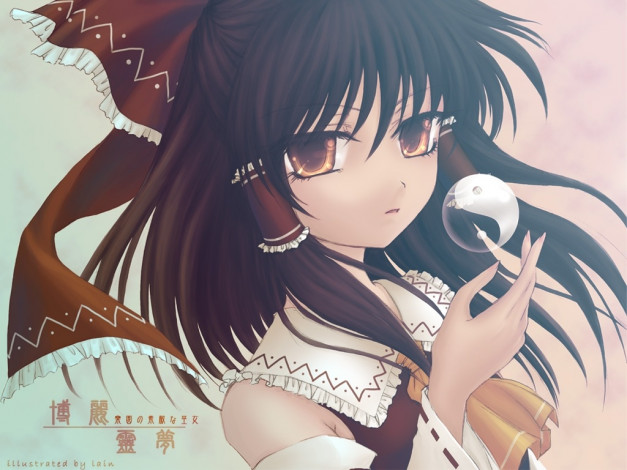 Обои картинки фото аниме, touhou