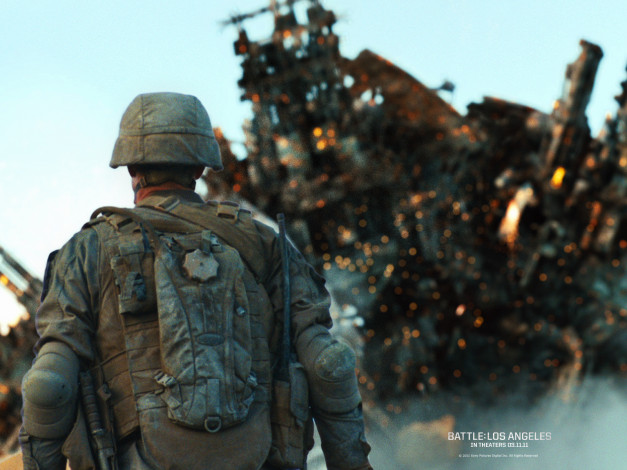 Обои картинки фото battle, los, angeles, кино, фильмы
