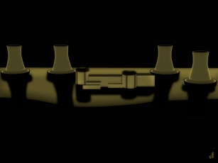 Картинка 3д графика abstract абстракции тёмный фон