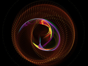 Картинка 3д графика fractal фракталы фон узор