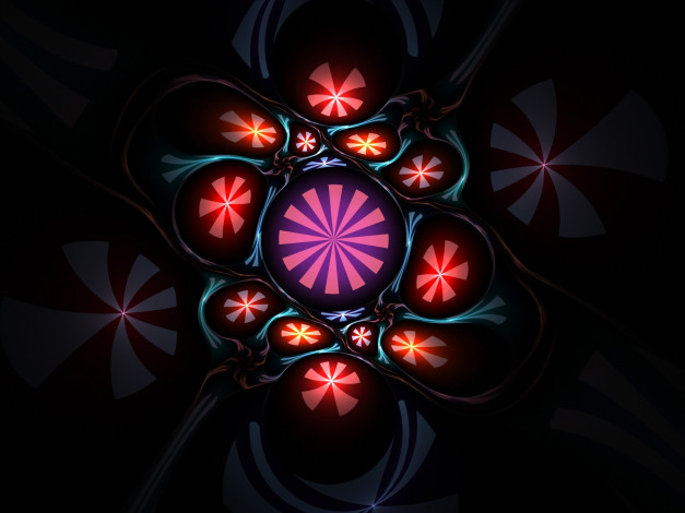 Обои картинки фото 3д, графика, fractal, фракталы, фон, тёмный, узор