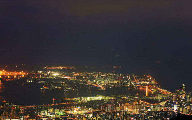 Обои картинки фото города, огни, ночного, ночь