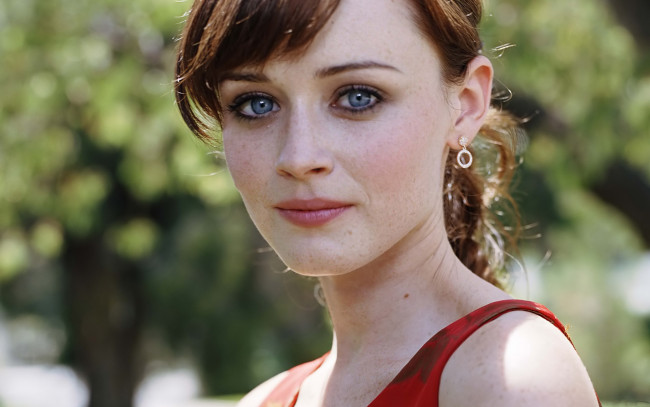 Обои картинки фото Alexis Bledel, девушки, , , веснушки