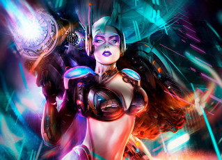 Картинка galaxy saga видео игры девушка