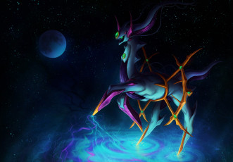 Картинка фэнтези существа луна звезды