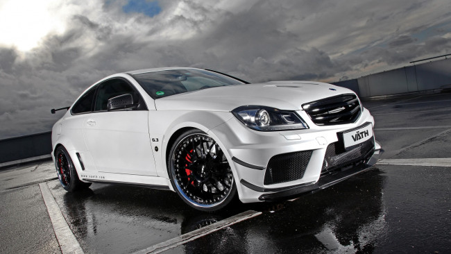 Обои картинки фото mercedes, автомобили, benz, класс-люкс, германия, c, coupe