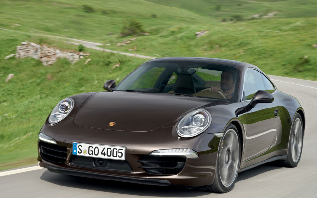 Обои картинки фото автомобили, porsche, sports, 911, carrera, 4s