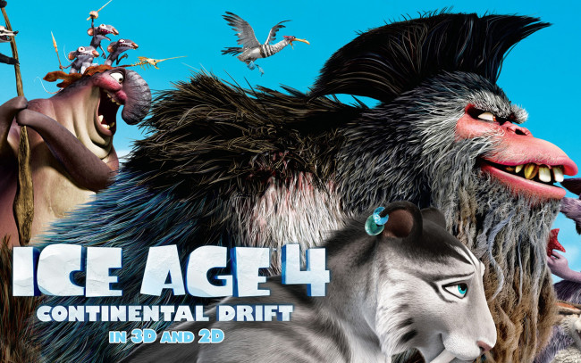 Обои картинки фото ice, age, continental, drift, мультфильмы, звери, ледниковый, период