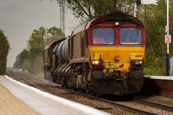 Картинка class+66 техника локомотивы железная дорога рельсы локомотив