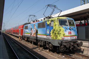 Картинка техника электрички железная дорога рельсы электропоезд