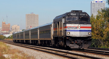 Картинка техника поезда железная дорога рельсы локомотив состав