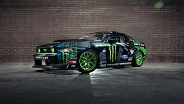 Картинка автомобили mustang monster energy rtr sportcar ford