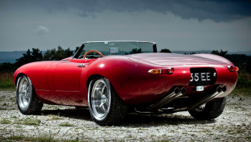 обоя jaguar e-type, автомобили, jaguar, land, rover, ltd, легковые, класс-люкс, великобритания