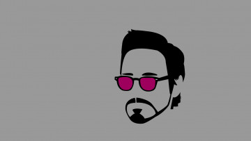 Картинка рисованные люди очки