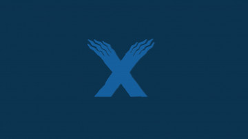 Картинка рисованные минимализм синий