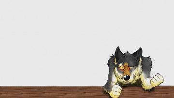 Картинка рисованные минимализм волк