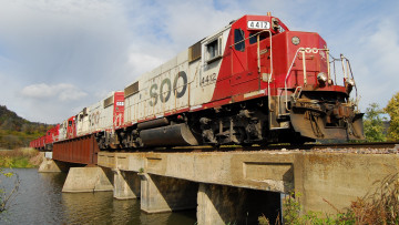 Картинка техника поезда железная дорога рельсы локомотив состав