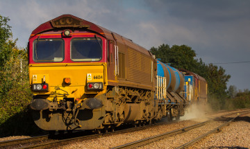 Картинка техника поезда железная дорога рельсы локомотив состав