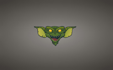 Картинка гремлины рисованные минимализм gremlins голова уши