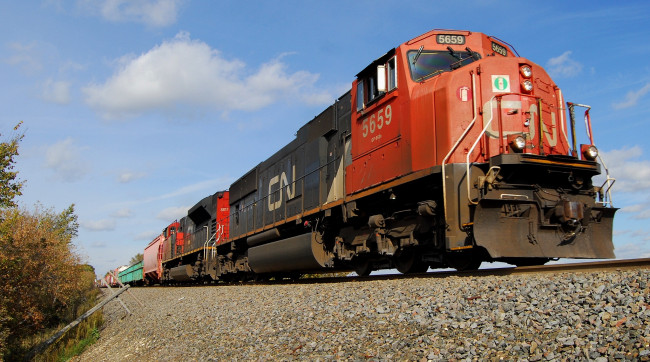 Обои картинки фото техника, поезда, железная, дорога, рельсы, локомотив, состав