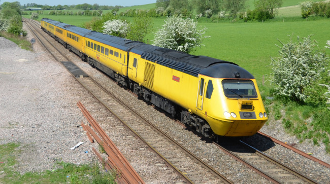 Обои картинки фото техника, поезда, железная, дорога, рельсы, локомотив, состав