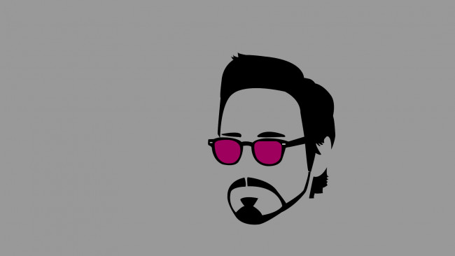 Обои картинки фото рисованные, люди, очки