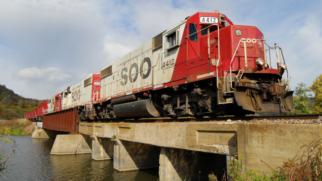 Обои картинки фото техника, поезда, железная, дорога, рельсы, локомотив, состав