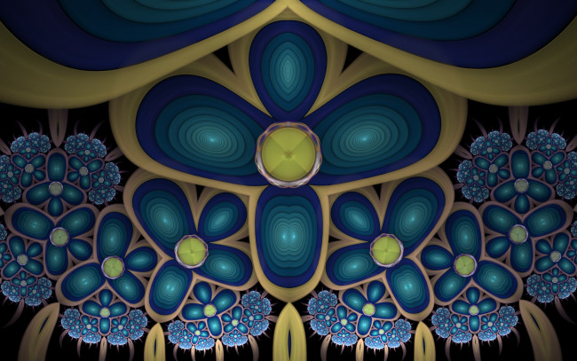 Обои картинки фото 3д графика, фракталы , fractal, узор, фон, цвета