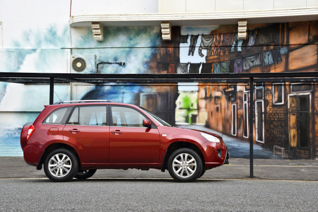 Обои картинки фото автомобили, chery, tiggo, za-spec, t11, 2015г