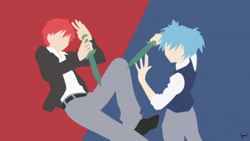 Картинка аниме ansatsu+kyoushitsu nagisa karma