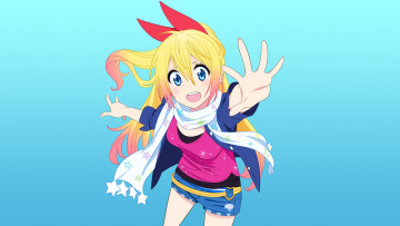 Картинка аниме nisekoi kirisaki chitoge