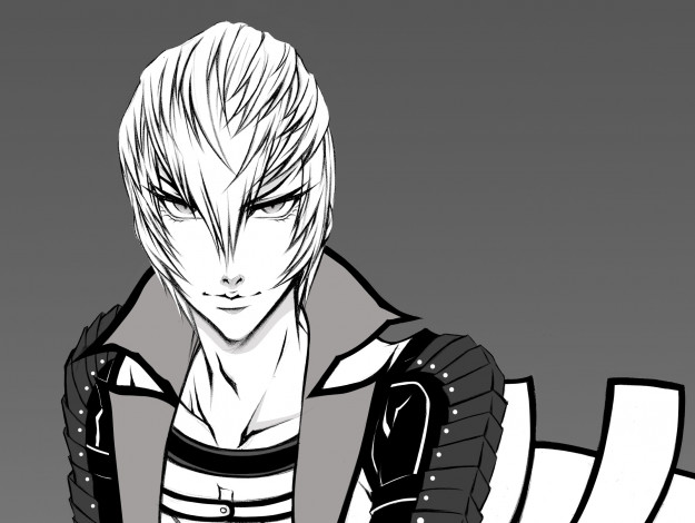 Обои картинки фото аниме, sengoku basara, ishida, mitsunari