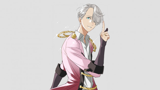 Обои картинки фото аниме, yuri on ice, виктор, никифоров