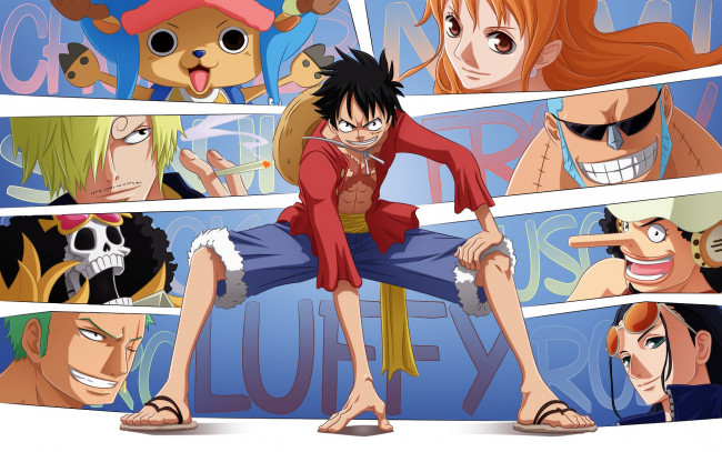 Обои картинки фото аниме, one piece, персонажи