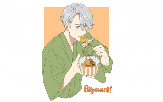 Обои картинки фото аниме, yuri on ice, viktor, nikiforov