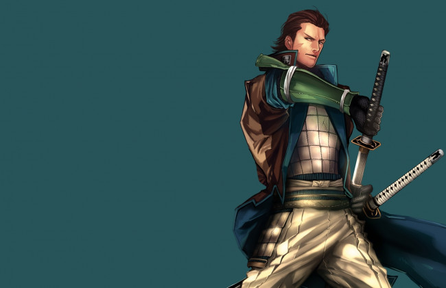 Обои картинки фото аниме, sengoku basara, katakura, kojuurou