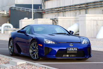 обоя lexus lfa au-spec 2011, автомобили, lexus, 2011, au-spec, blue, lfa