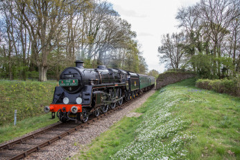 Картинка техника паровозы локомотив состав