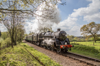 Картинка техника паровозы локомотив состав