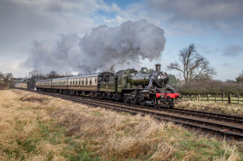 Картинка техника паровозы состав локомотив