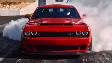 Картинка dodge+challenger+srt+demon+2018 автомобили dodge challenger red 2018 demon srt