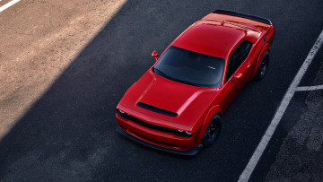 Картинка dodge+challenger+srt+demon+2018 автомобили dodge red 2018 demon srt challenger