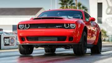 Картинка dodge+challenger+srt+demon+2018 автомобили dodge red 2018 demon srt challenger