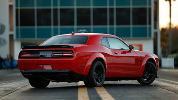 обоя dodge challenger srt demon 2018, автомобили, dodge, red, 2018, demon, srt, challenger