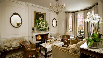 Картинка интерьер камины мебель комната